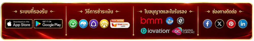 ระบบที่รองรับ