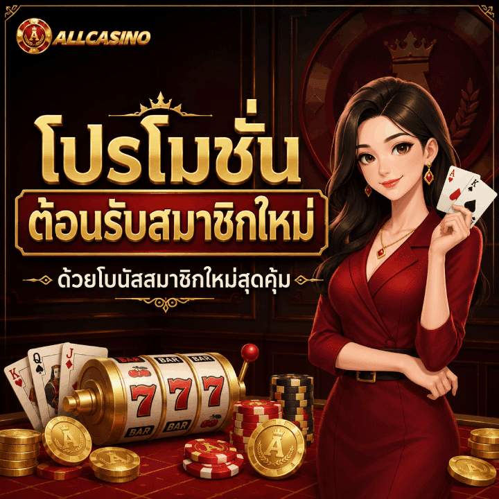 โปรโมชั่นต้อนรับสมาชิกใหม่